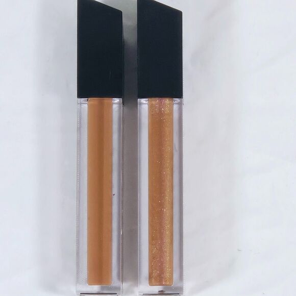 Morphe 2pc Lip Gloss Bundle Sweet Tea & Trippy Shimmer Brown Duo 0.15 fl oz each - Picture 3 of 4